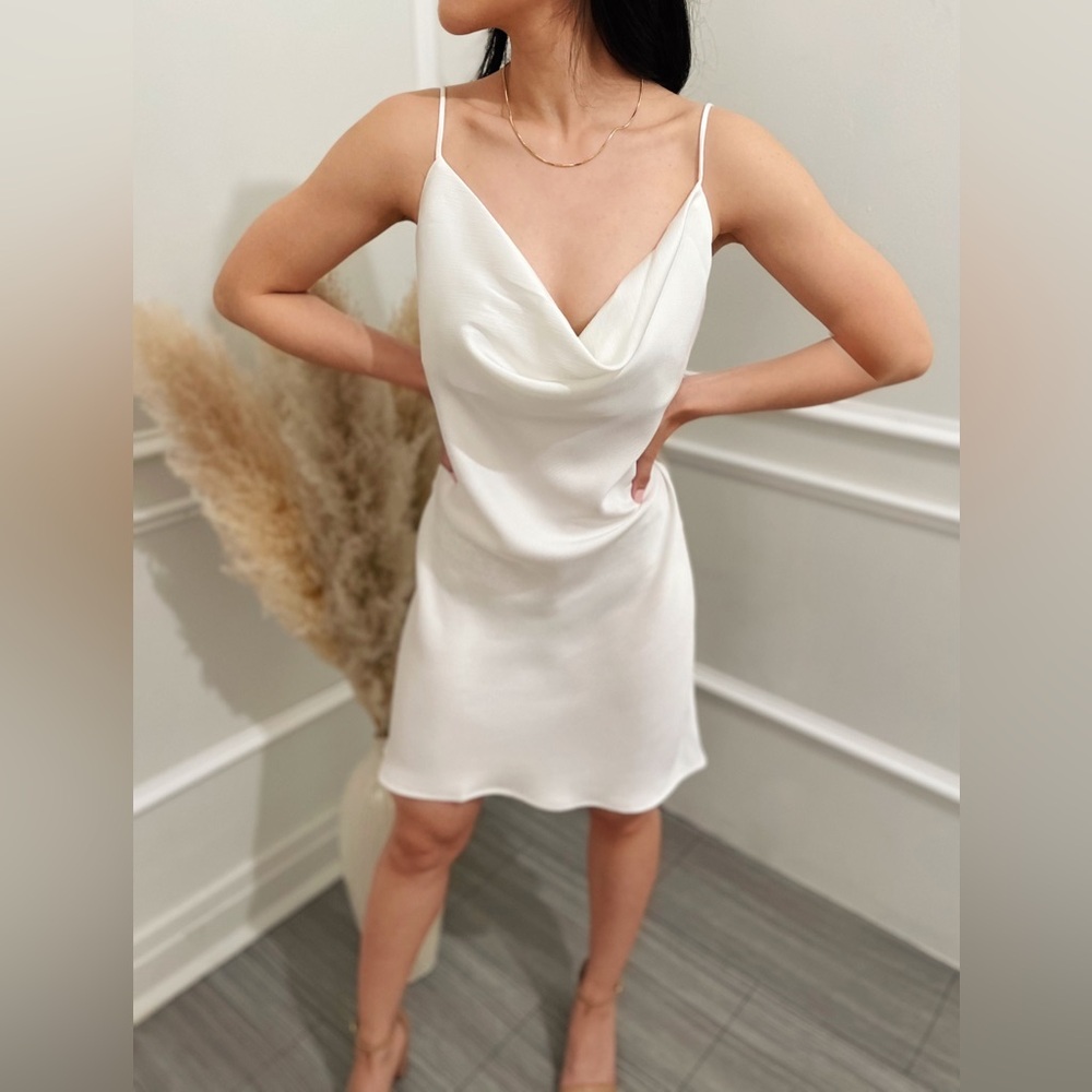 White Slip Dress Size: Small and Medium